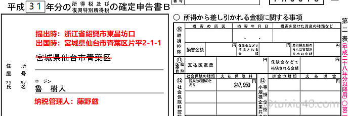 企業 年金 確定 申告